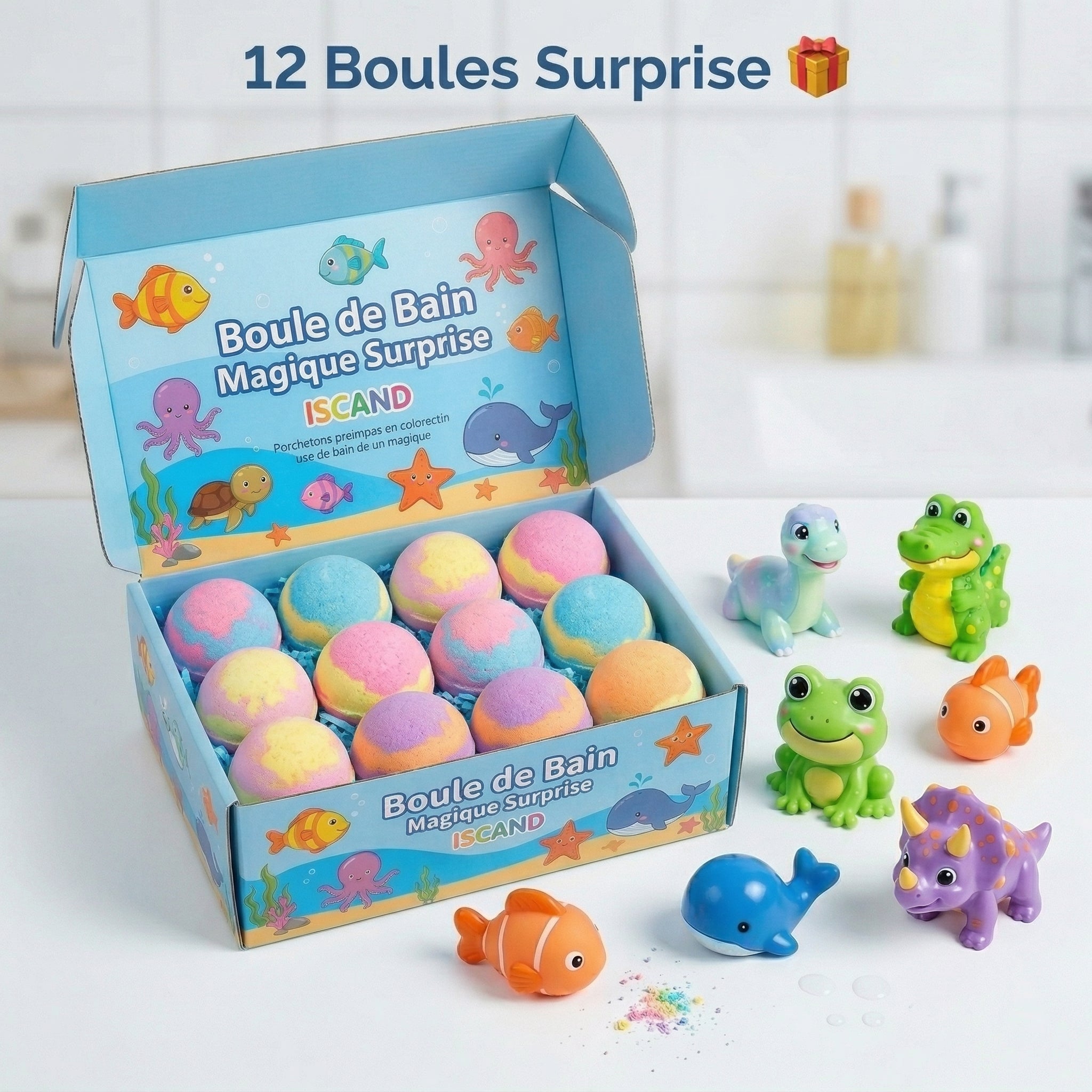 Boule de Bain Magique Surprise ISCAND 🎁
